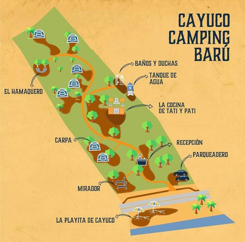 فندق Santa Ana في  Cayuco Camping Baru المظهر الخارجي الصورة